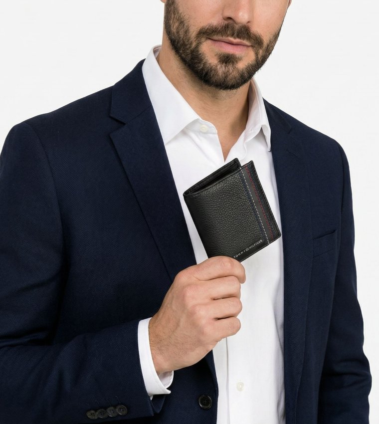 Logo Detail Tri-Fold Wallet