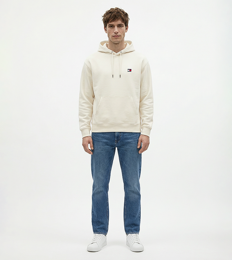 Logo Detail Long Sleeves Hoodie