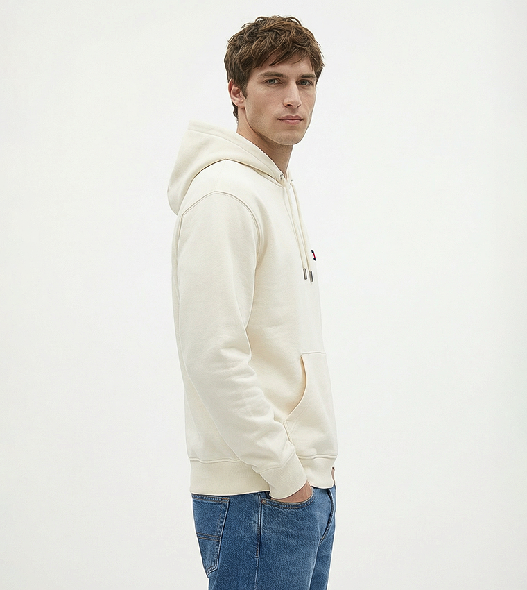Logo Detail Long Sleeves Hoodie