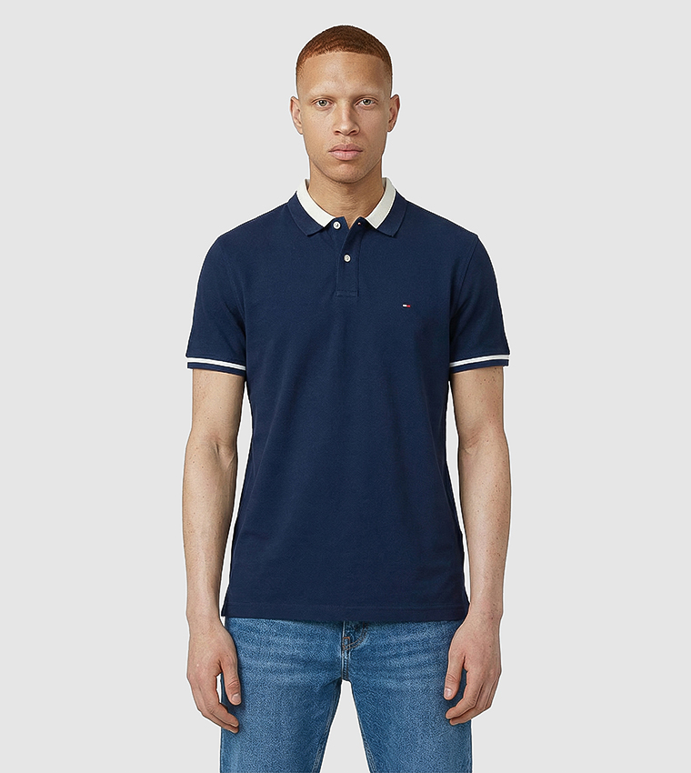 Logo Detail Short Sleeves Polo T-Shirt