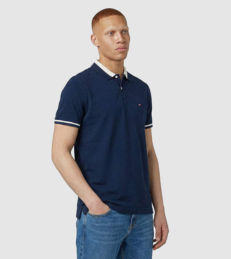 Logo Detail Short Sleeves Polo T-Shirt