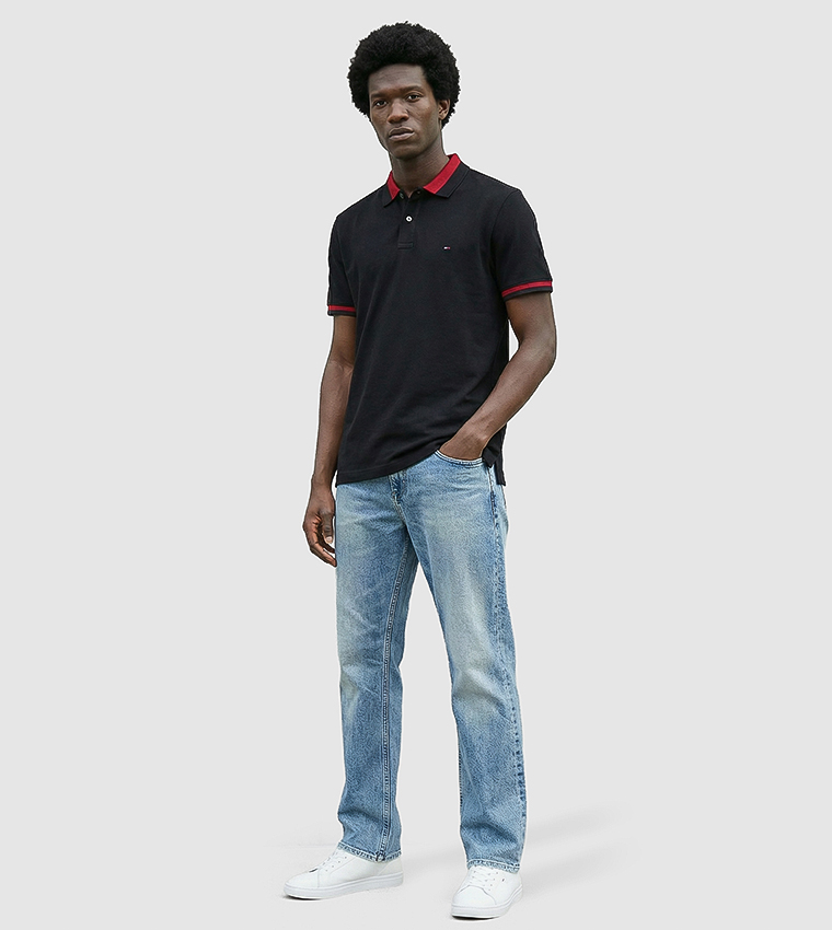 Logo Detail Short Sleeves Polo T-Shirt