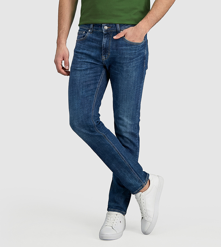 AUSTIN Faded Tapered Fit Jeans