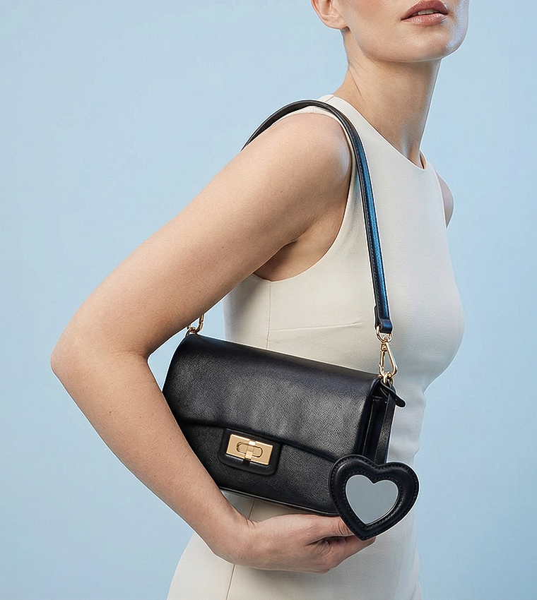 BBELLA Textured Shoulder Bag