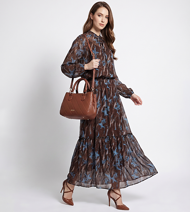 بي سي بي جي  حقائب ساتشل  - بني  Satchel Bags