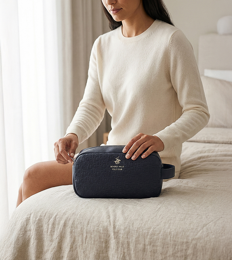 Logo Metal Toiletry Bag