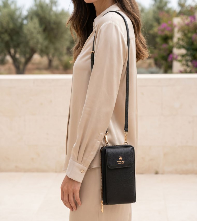 Textured Phone Crossbody Bag