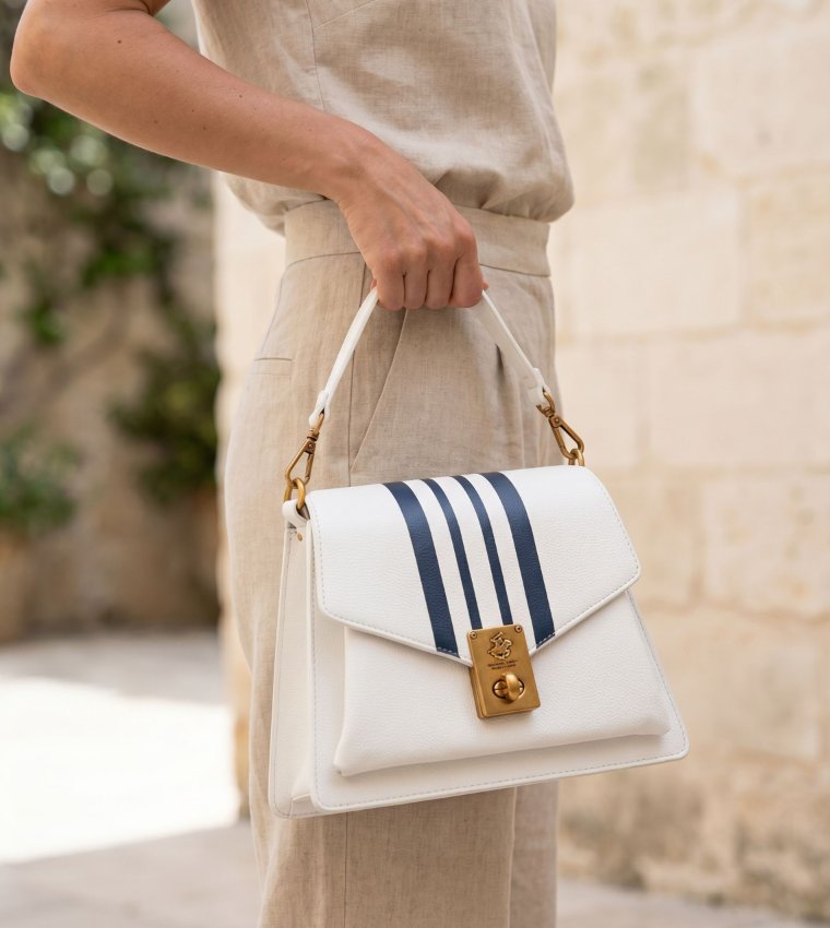 Beverly Hills Polo Club  Handheld Bags - White Handheld Bags