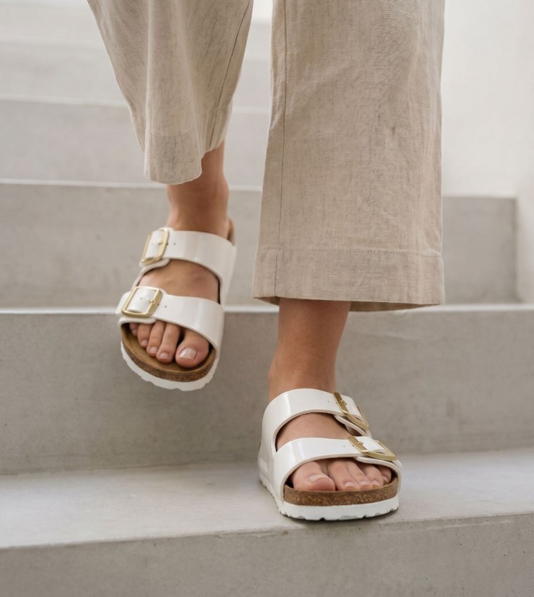 Arizona Bf Patent White/White - Narrow Fit