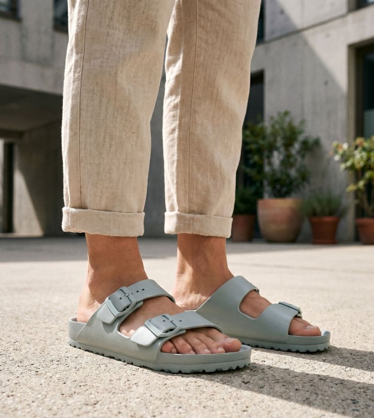 Birkenstock  Casual Sandals - Grey Casual Sandals