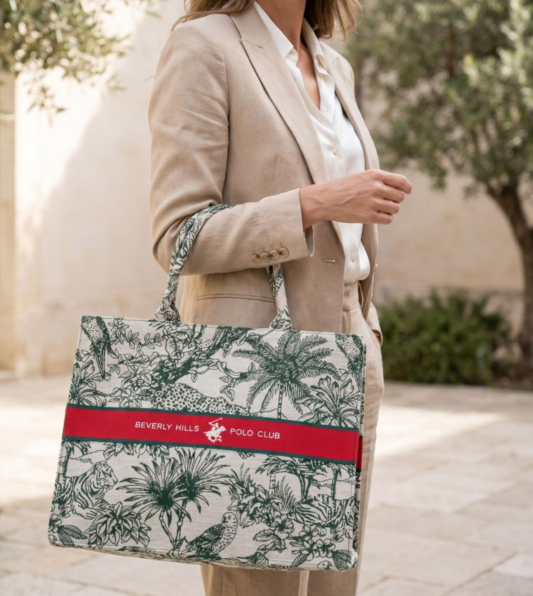 Tropical Zip Tote Bag