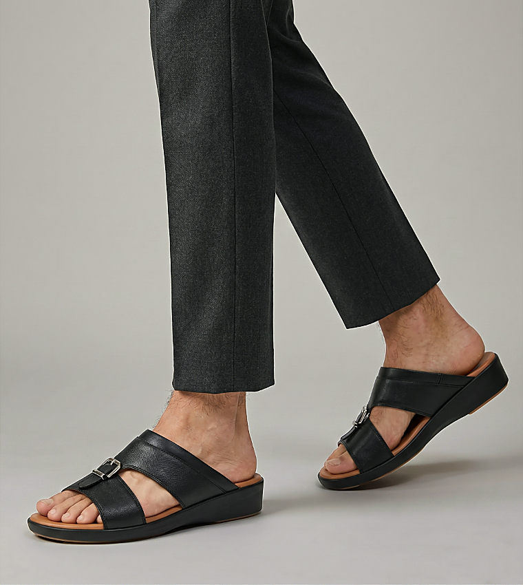 Call it Spring  Arabic Sandals - BLACK Arabic Sandals