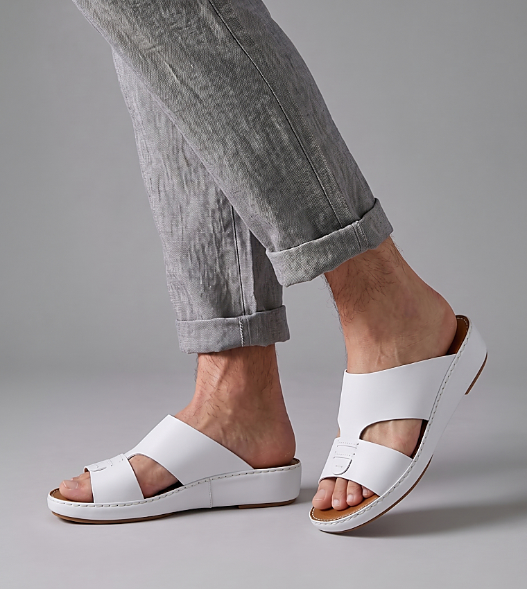 Solid Open Toe Arabic Sandals
