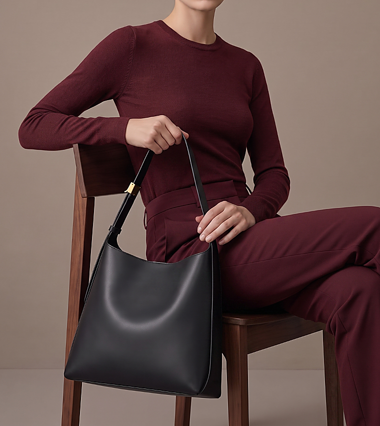 EDNA Logo Detail Shoulder Bag Set