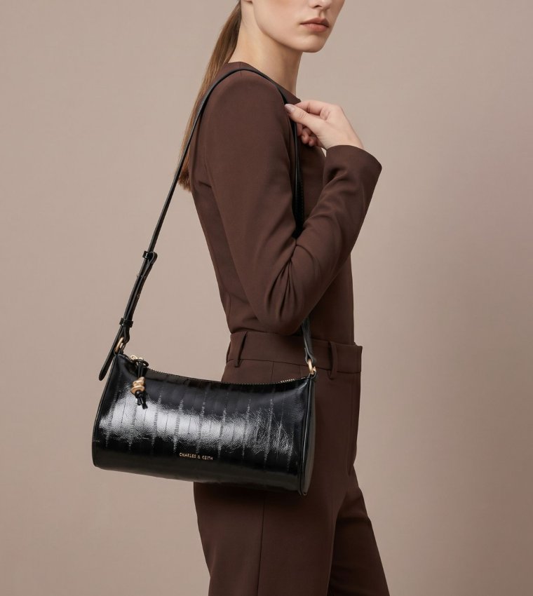 AUGUSTINE Paneled Shoulder Bag 