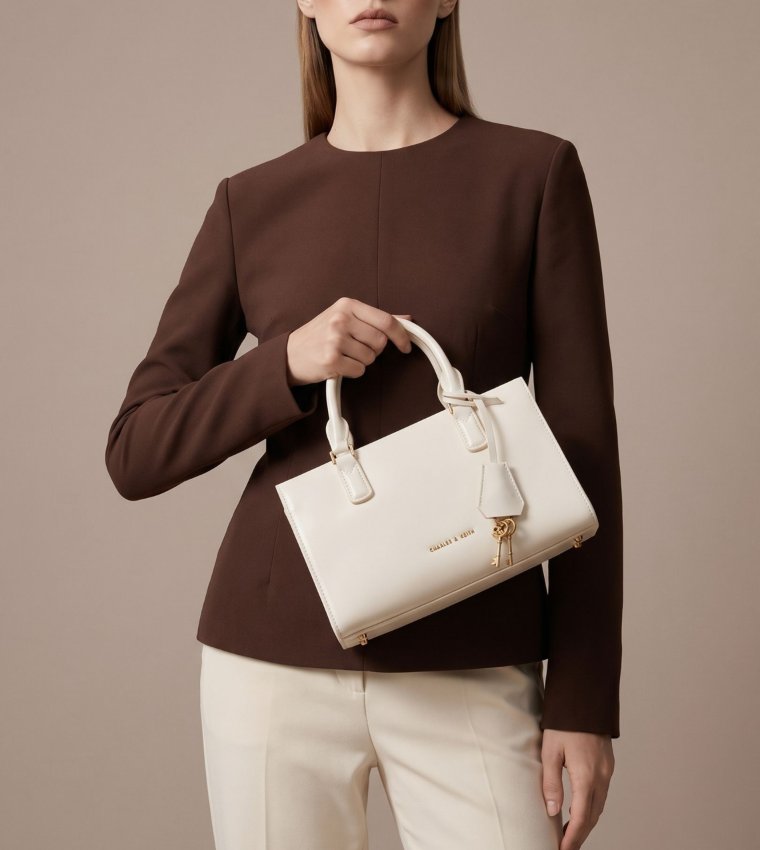 KERRY Textured Handheld Bag