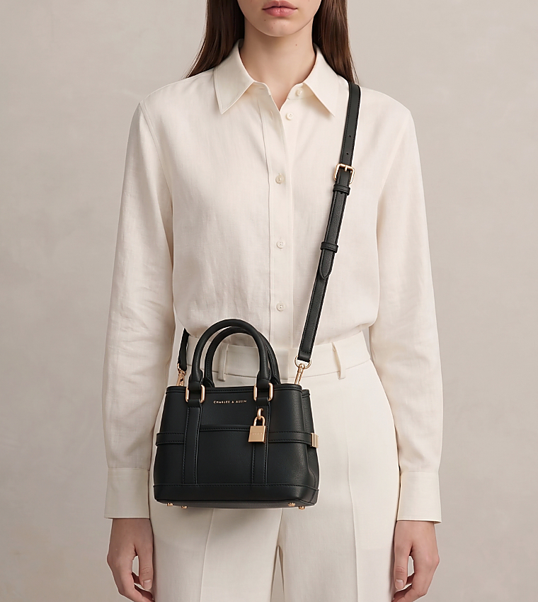 Charles & Keith  Tote Bags - BLACK Tote Bags