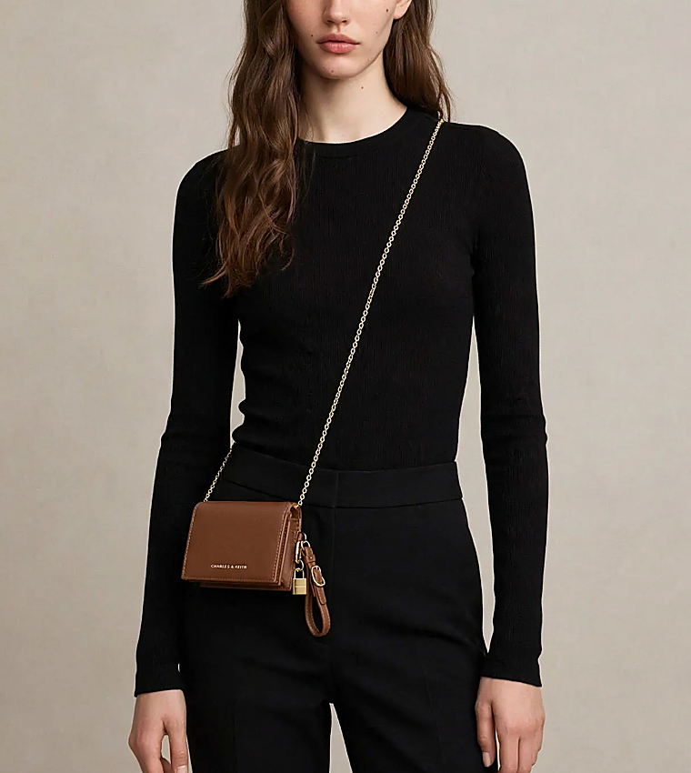 Charles & Keith  Wallets - Brown Wallets