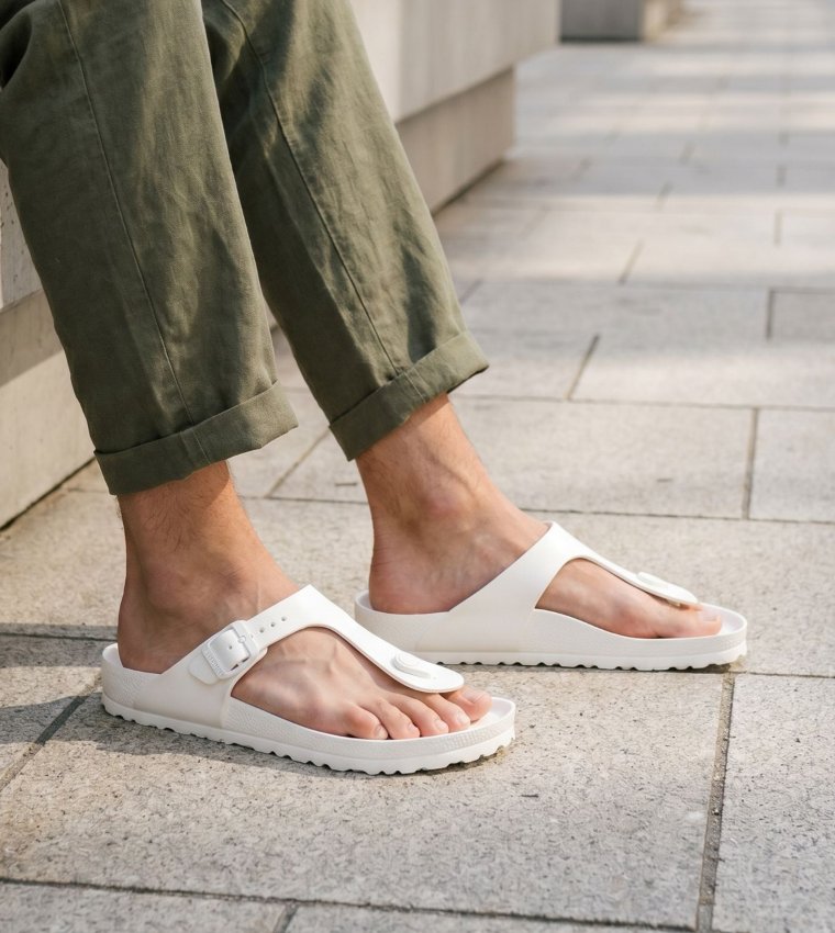 Birkenstock  Casual Sandals - White Sandals