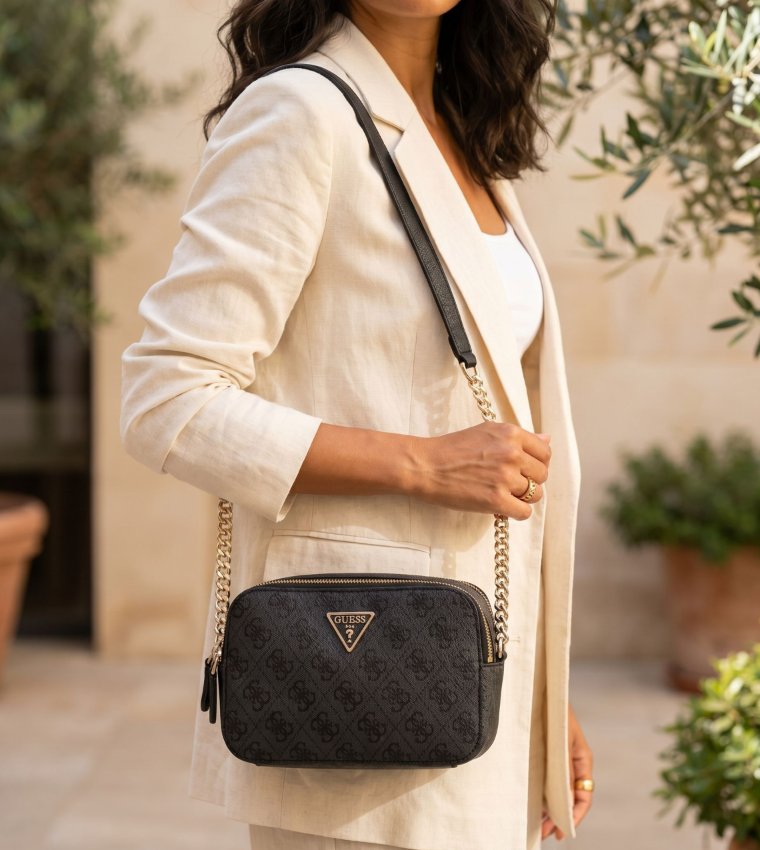 NOELLE II Monogram Patterned Crossbody Bag