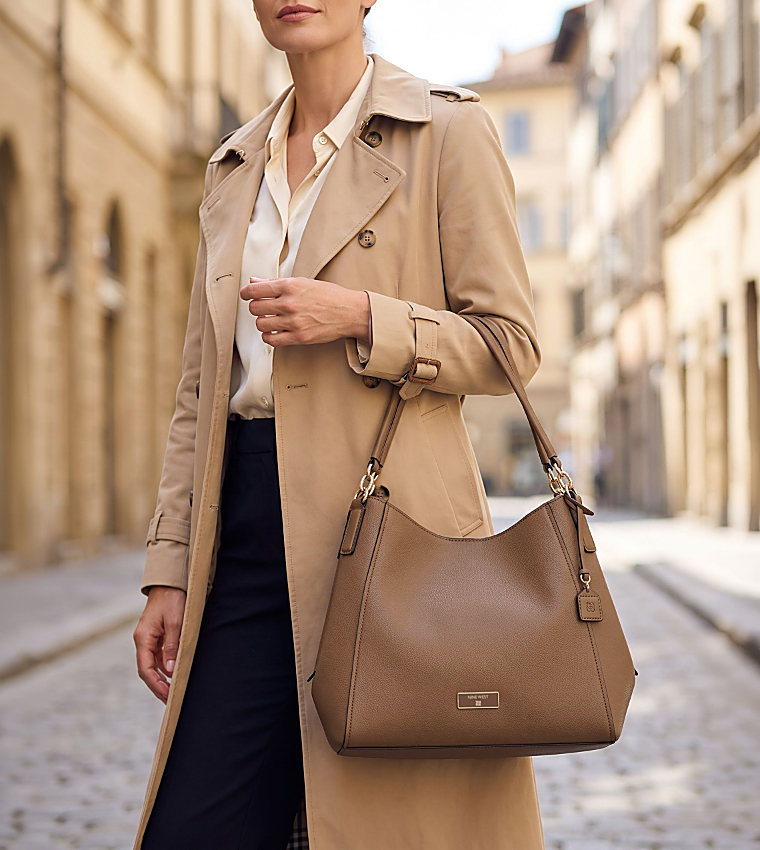 DEACON 3 Textured Shoulder Bag