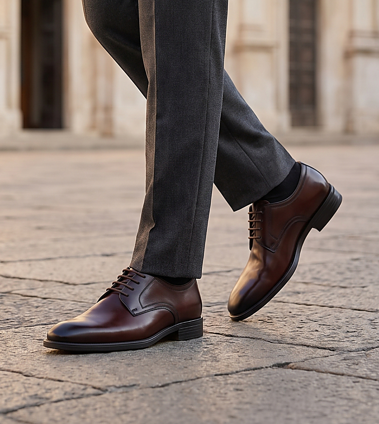 ألدو  أحذية رسمية برباط - بني  Formal Lace-Up Shoes
