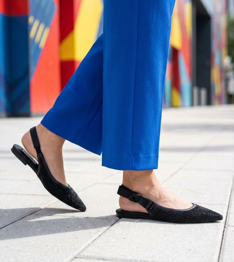 ستيف مادن  الصنادل المسطحة - أسود Flat Sandals