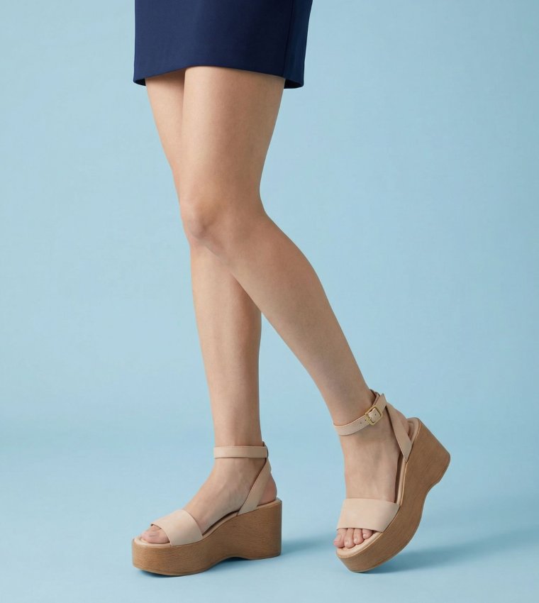 Aldo  Platforms - Beige Platforms