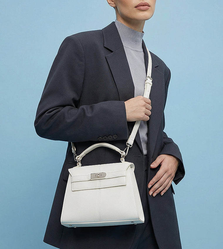 RIILEYY Textured Top Handle Bag