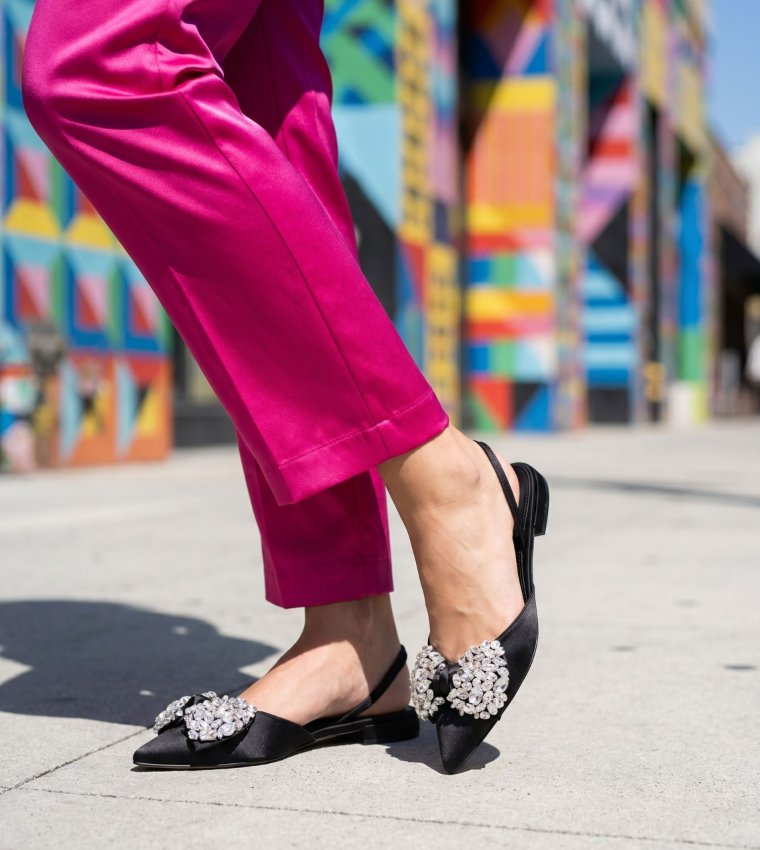SLOANE ST Embellished Flat Shoes