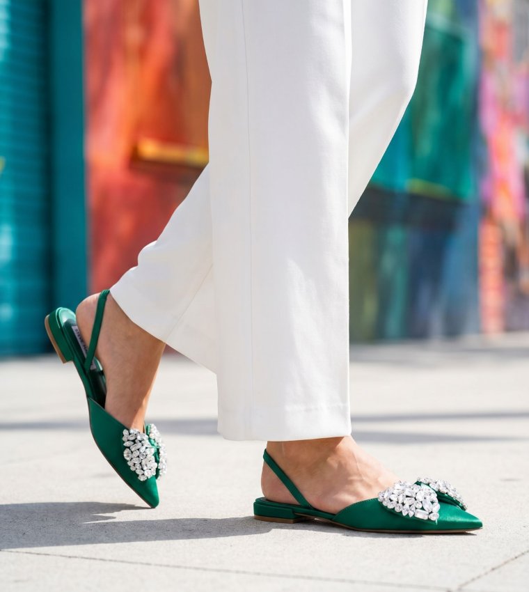 SLOANE ST Embellished Flat Shoes