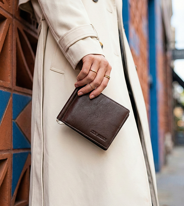 Textured Bi-Fold Wallet