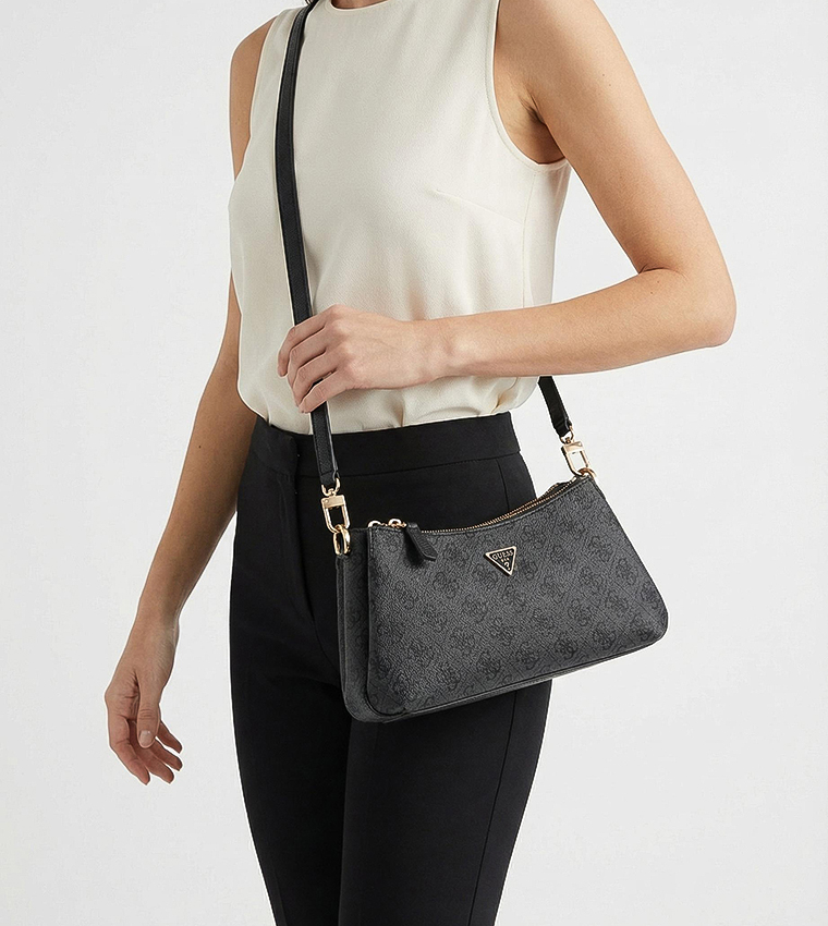 NOELLE II Logo Patterned Shoulder Bag