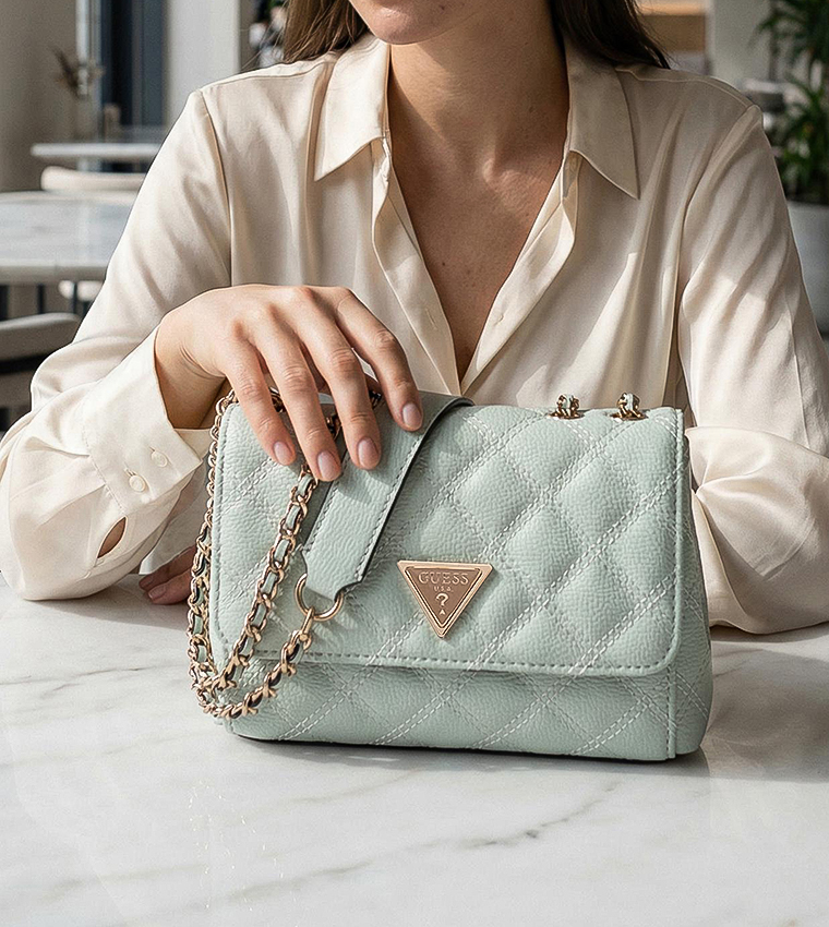 GIULLY II Quilted Convertible Shoulder Bag