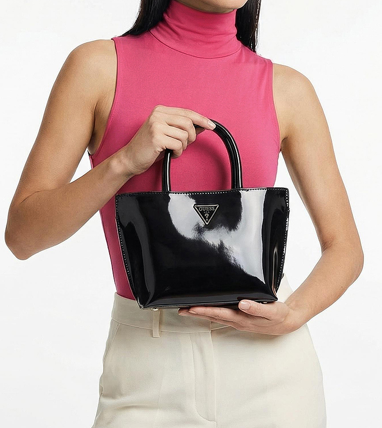 ARNELA Glossy Mini Tote Bag