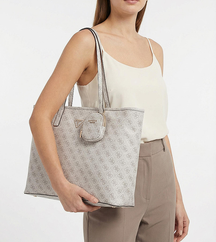 POWER PLAY II Logo Patterned Tech Tote Bag