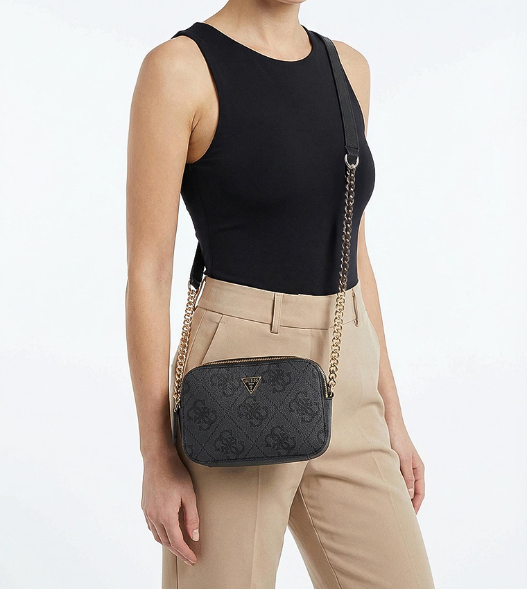 NOELLE II Logo Patterned Camera Bag