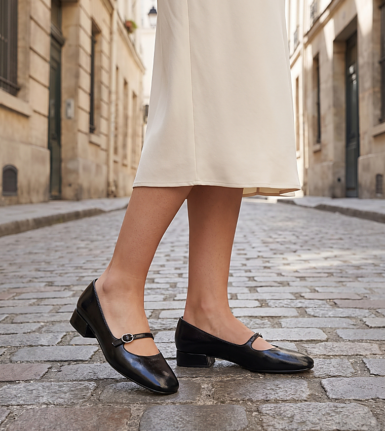 SWAYY Square Toe Mary Jane Pumps
