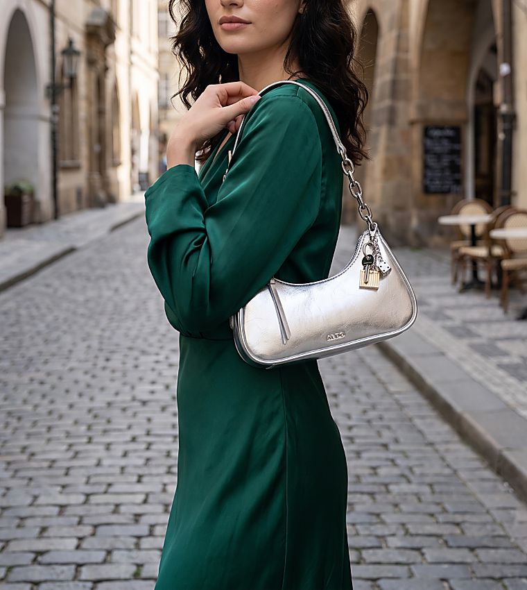 Aldo  Shoulder Bags - Silver Shoulder bags
