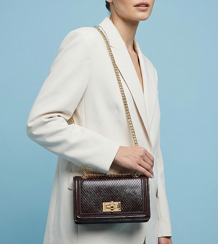 VYVIANA Textured Crossbody Bag