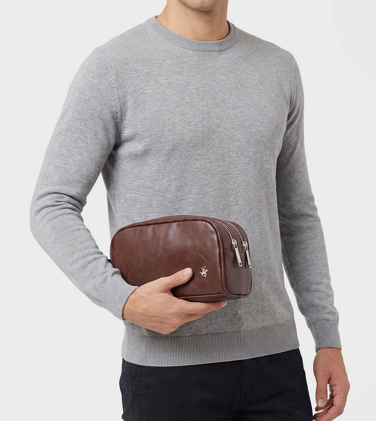 Beverly Hills Polo Club  Toiletry bags - Brown Toiletry bag