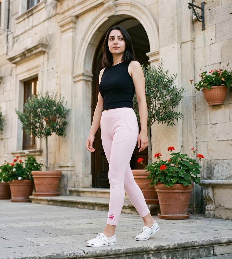 Solid Slim Fit Leggings