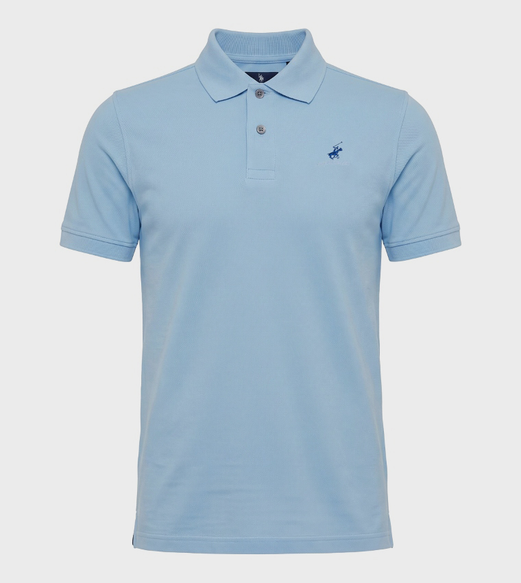 Logo Detail Short Sleeves Polo T-Shirt
