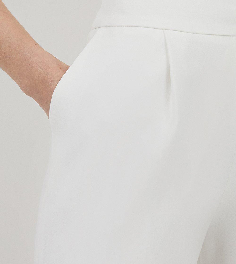 Compact Stretch High Waist Tailored Trousers - Non Returnable