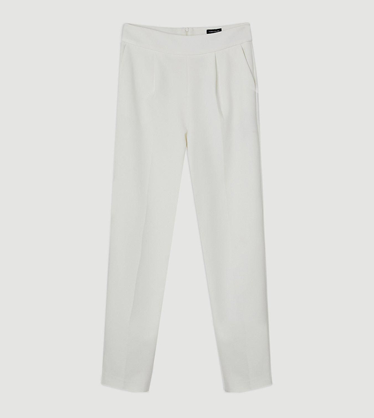 Compact Stretch High Waist Tailored Trousers - Non Returnable