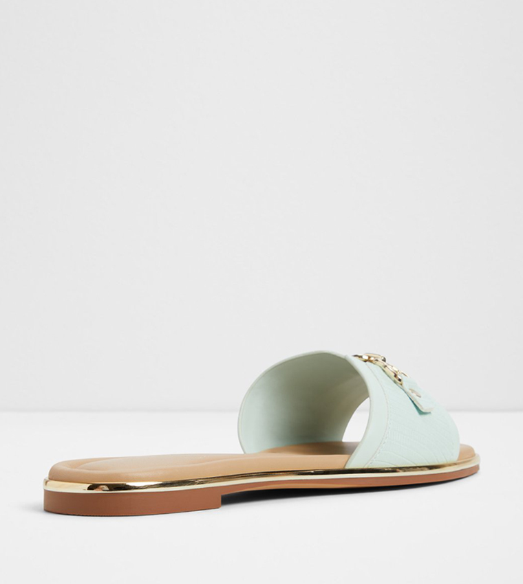 ألدو  الصنادل المسطحة - أخضر Flat Sandals