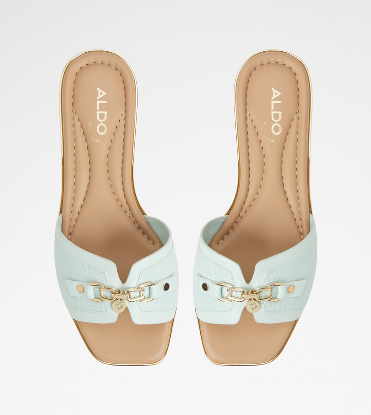 ألدو  الصنادل المسطحة - أخضر Flat Sandals