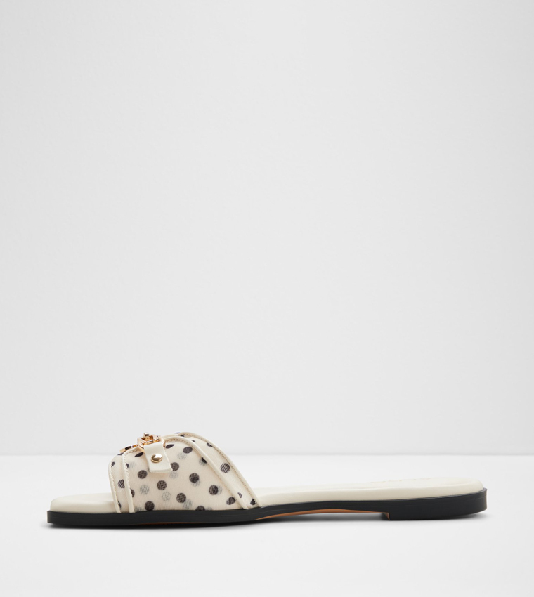 ألدو  الصنادل المسطحة - أبيض Flat Sandals
