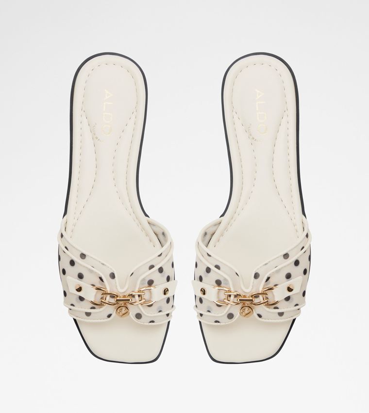 ألدو  الصنادل المسطحة - أبيض Flat Sandals