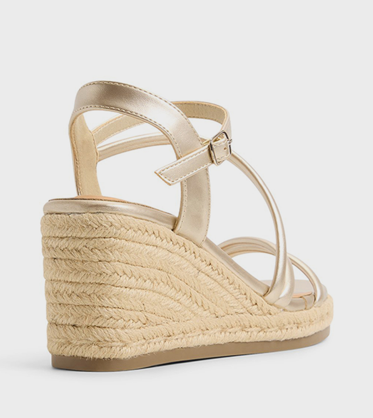 Call it Spring  Wedges - Gold Wedges